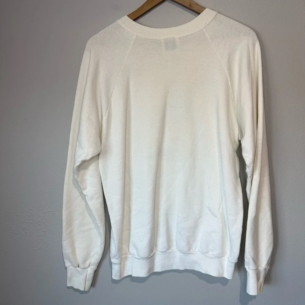 Screen Stars White 'Mr. Golf' Crewneck Sweater